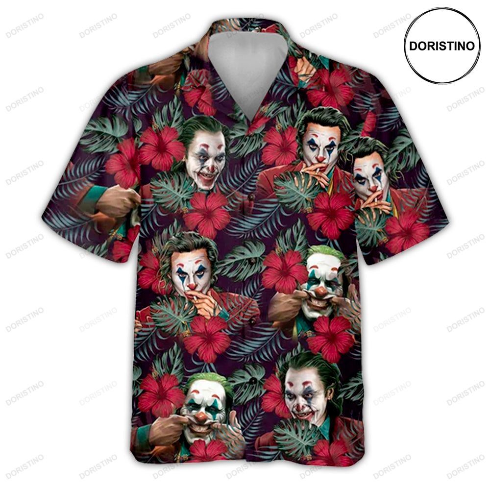Halloween Joker Tropical Style Hawaiian Shirt